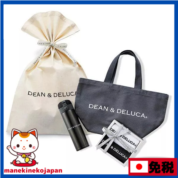 日本  DEAN &amp; DELUCA　手提包＆保溫杯＆手巾 1組 附紙袋