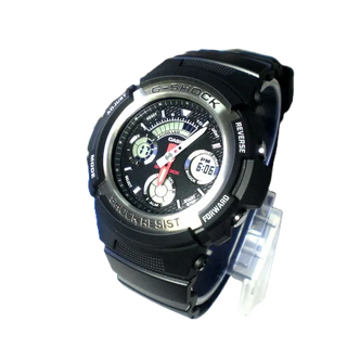 經緯度鐘錶 G-SHOCK專賣店 雙顯錶 酷炫潮流 賽車錶系列 台灣卡西歐公司貨保固卡【超低↘1890】AW-590