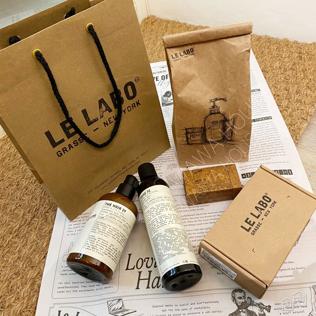 【Le Labo】加購 包裝 禮品 沐浴膠 淡香精 身體乳液 香皂 包裝品 禮品 品牌 提袋