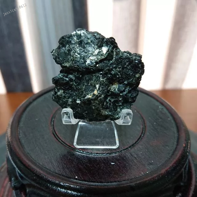 34g 透輝石 +壓克力底座 天然 礦石 J926S 岩石 原石 原礦 水晶 擺件 風水 禮物 教學 標本 收藏