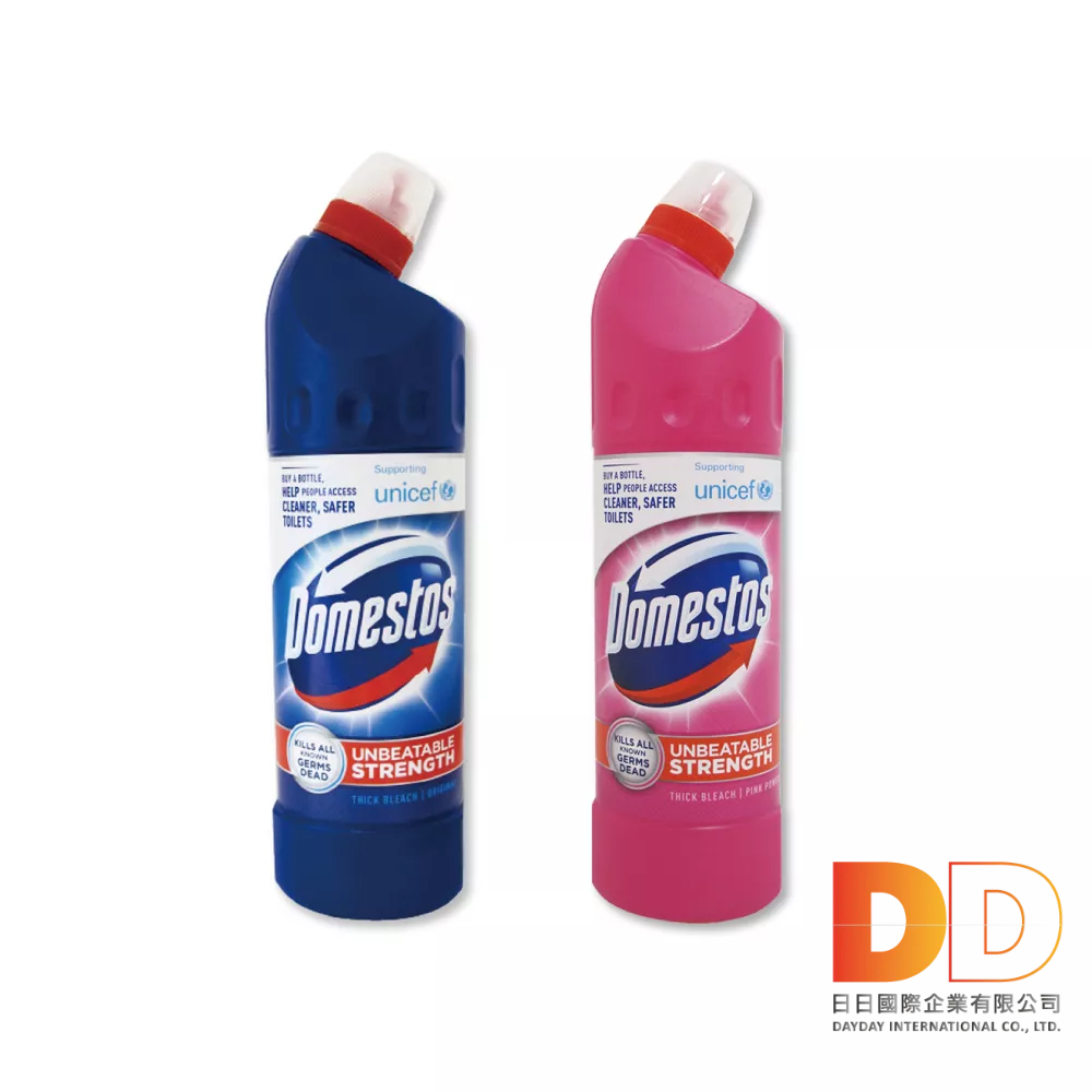 英國 Domestos 多霸道 漂白劑 浴室清潔劑 馬桶清潔劑 管道疏通劑 白色衣物漂白劑 750ml