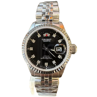 ORIENT東方錶 女 鑽面簡約時尚 石英腕錶 (HE71F03S) 26mm首都鐘錶