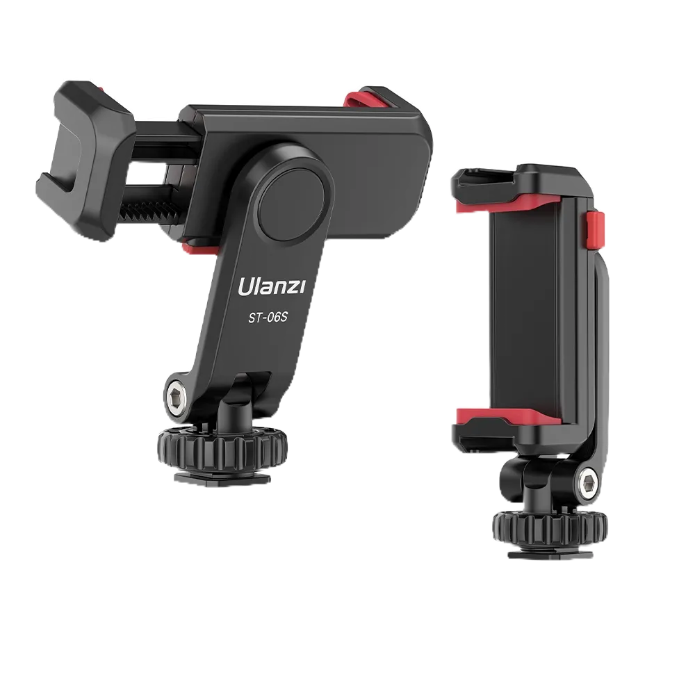 Ulanzi ST-06S 二代多功能熱靴快裝手機夾 可調角度 雙冷靴 夾距6-10cm 相機專家 公司貨