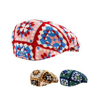 kangol 504 crafts 花磚鴨舌帽 花磚 多色 特殊款 鴨舌帽 小偷帽 袋鼠帽【tcc】