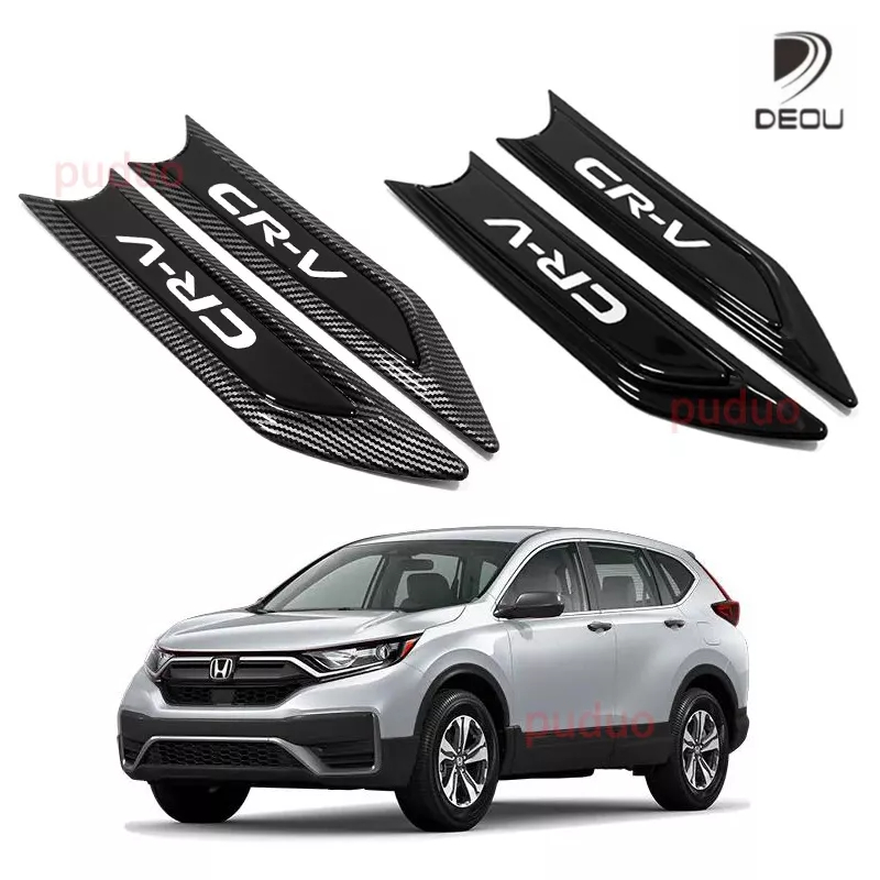 🚗熱賣好物🚗 卡夢/亮黑 HONDA CRV5 CRV5.5 專用 葉子板 飾片 側標 前葉子板飾片 CRV 歐路德