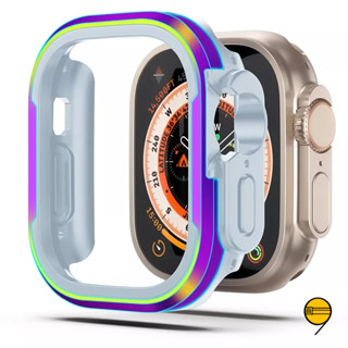 S10爆款 鋁合金二合一錶帶 適用 Apple Watch 10 錶殼 9 8 SE 蘋果手錶保護殼 42mm 46mm