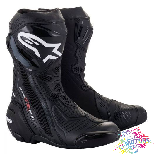 [CI-MOTORS]Alpinestars Supertech R Vented 全黑打洞通風款 車靴