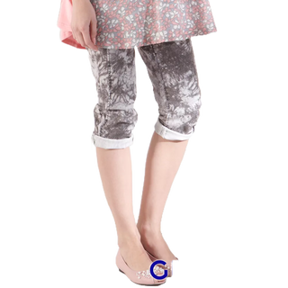 【Gennies 奇妮】水洗紋刷色造型牛仔長褲-藍/咖(G4127)