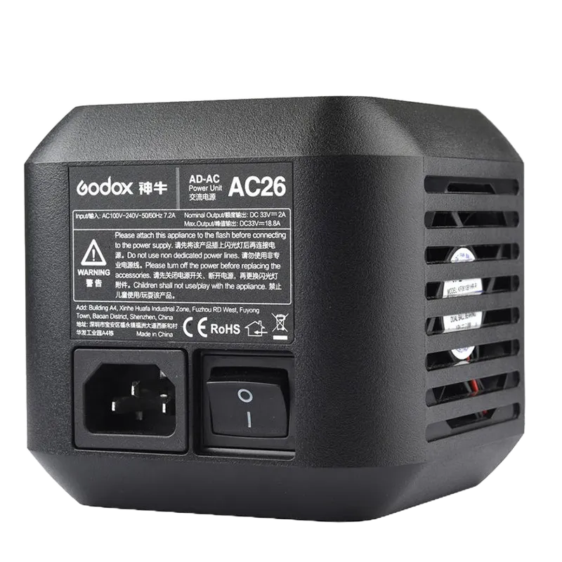 Godox 神牛 AD600Pro AC26 交流電源 轉換器 變壓器 附電源線 AC-26 [相機專家] 公司貨