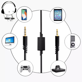 音頻線 適用於羅技ASTRO A10 A40遊戲耳機Ps4連接線耳機音頻線