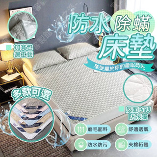 🌟客製化🌟防水除蟎純棉床墊 保潔墊 老人護理墊 嬰兒隔尿墊 平單式 單人雙人加大床單 素色床罩 尿布墊 床笠 防滑床墊