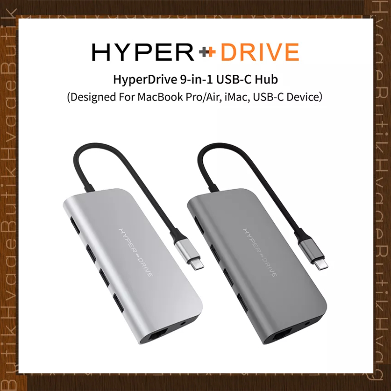 辦公必備🔥 HyperDrive ｜ 9-in-1 USB-C Hub 集線器 多功能