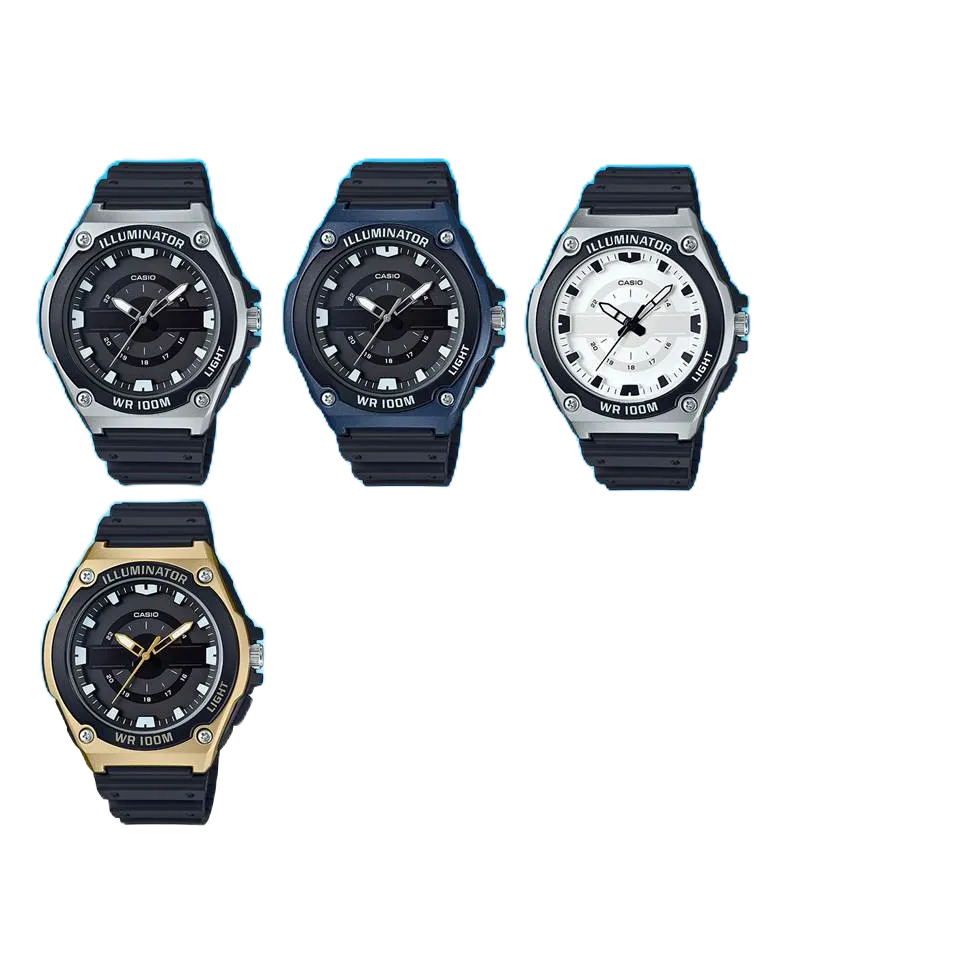 經緯度鐘錶CASIO手錶 LED照明 立體整點刻度 100米防水 上班 學生必備 公司貨保固【↘780】MWC-100H