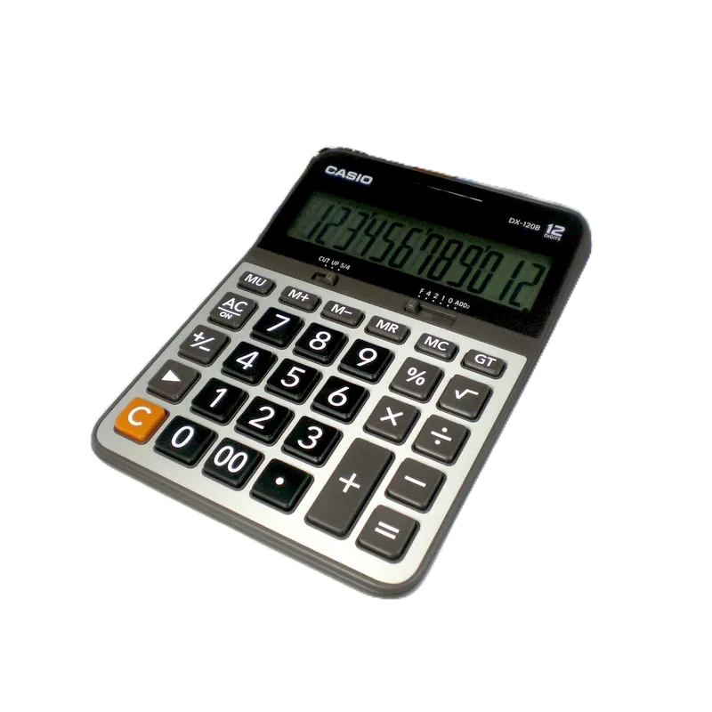 CASIO計算機 商務桌上型12位數 開根號稅/利率 公司行號會計事務所 卡西歐公司貨+保證書DX-120B