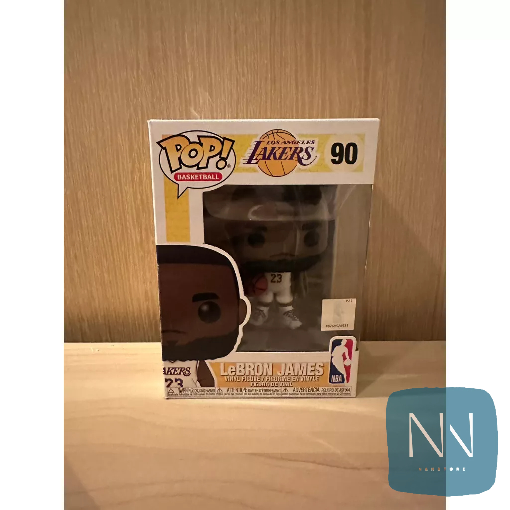 [N&amp;N store] FUNKO POP NBA #90 白 Lebron James 洛杉磯 湖人 詹皇LBJ 公仔