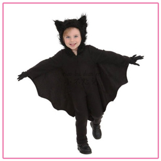 ✨小不點兒✨兒童吸血鬼服裝 兒童萬聖節裝扮 蝙蝠連身衣孩子萬聖節動漫角色扮演服裝舞會表演