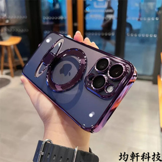 隱形指環支架 磁吸無線充 帶鏡頭膜 防摔手機殼 蘋果 iphone 16 15 14 13 12 pro max 保護殼