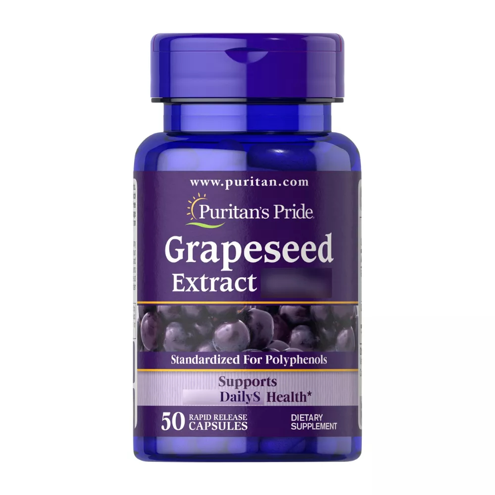 【Puritan's Pride 普瑞登】Grapeseed Extract 高單位葡萄籽精萃 100毫克50粒裝