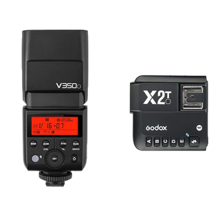 Godox 神牛 V350N + X2T 發射器 Nikon TTL鋰電機頂閃 V350 公司貨