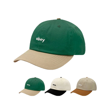 OBEY 老帽 BOLD BENNY 6 PANEL 多色 刺繡 小標 撞色 老帽 棒球帽 鴨舌帽【TCC】