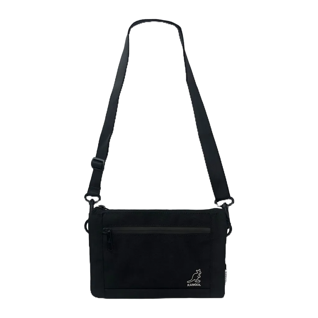 KANGOL X CORDURA KEEPER IX PARTITION CROSS BAG 黑色 包包 側背包 肩背包