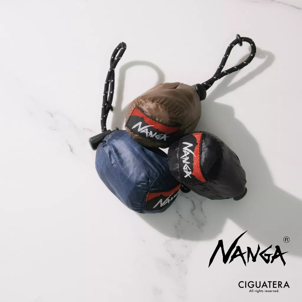 Ⓒ Nanga - Pocketable ECO BAG (LIVE THE LIFE)｜購物袋｜環保袋