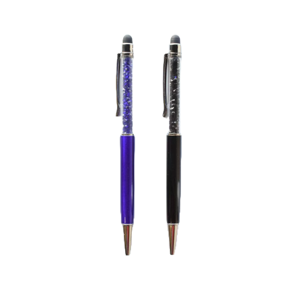 【CHL】水晶觸控筆1.0MM 黑墨 圓珠筆 水晶筆 水鑽筆 多功能金屬電容筆 手寫觸控筆 螢幕觸控筆