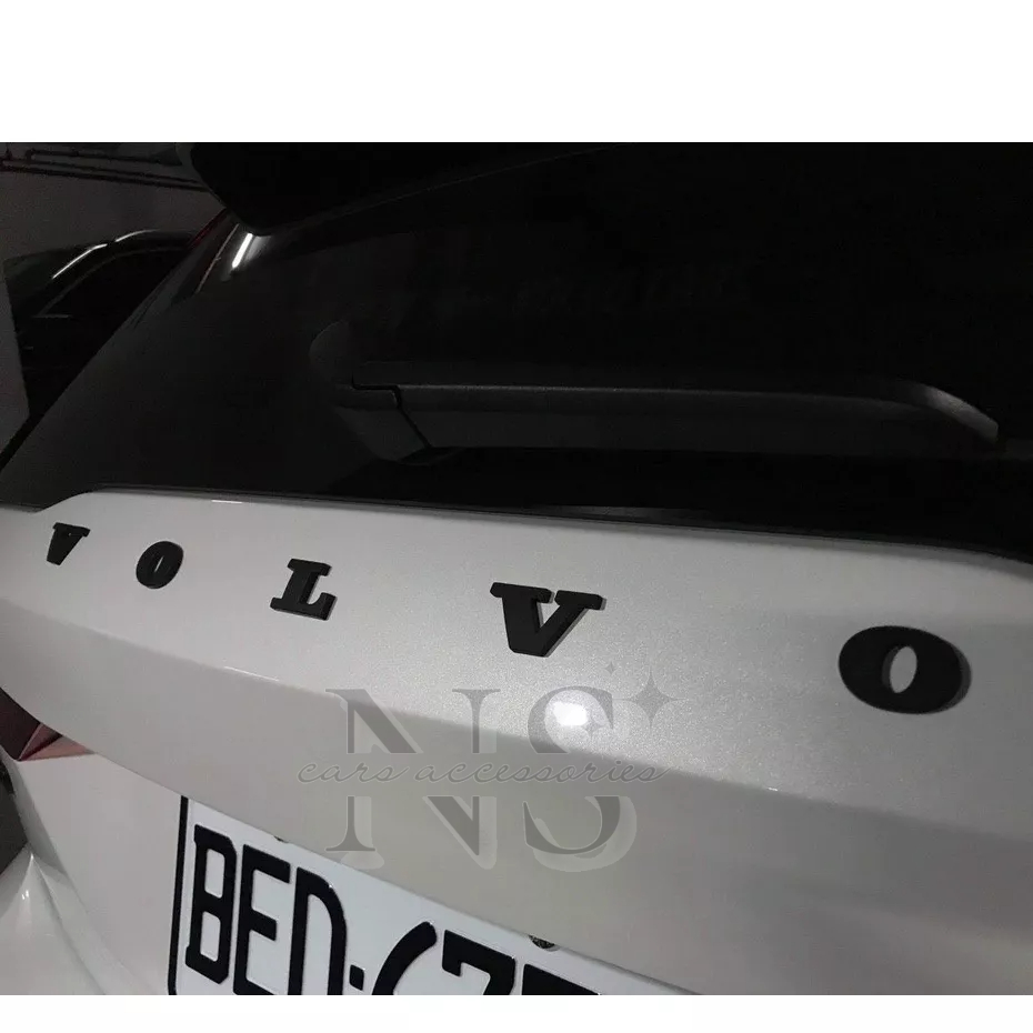 【台灣出貨】 VOLVO 黑色 立體 車標 黑化 字體 啞黑款 XC40 XC60 XC90 V90 V60 富豪