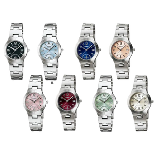CASIO專賣店 復古經典淑女錶腕錶CASIO石英錶 日期顯示多色可選 不鏽鋼錶殼+錶帶【↘超低價】LTP-1241D