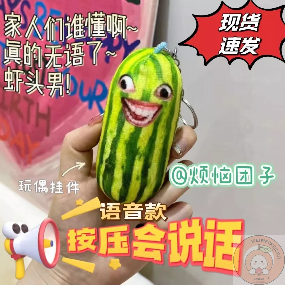高雄有貨 西瓜鑰匙圈 西瓜條鑰匙圈 長條西瓜鑰匙圈 西瓜鑰匙扣 西瓜吊飾 “家人們誰懂呀” 鑰匙圈 鑰匙扣 吊飾 禮物
