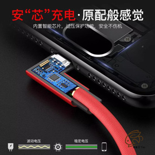 L頭 快充線 彎頭充電線 傳輸線 1M 2M 2.4A 編織線 適用於iphone 三星 小米 HTC 安卓 typec