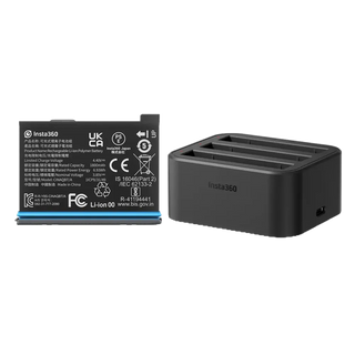 Insta360 X3 供電相關配件 電池 充電底座 1800mAh 可充式電池 [相機專家] 公司貨