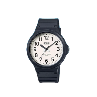 CASIO專賣店 經緯度鐘錶4公分大錶面 超薄石英錶 情侶對錶休閒運動 考試專用 附公司貨保卡【↘超低價】MW-240