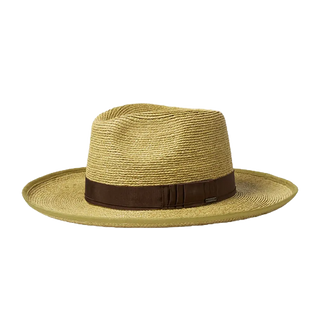 BRIXTON 紳士帽 RENO STRAW TAN 草帽 紳士草帽 大邊紳士帽【TCC】