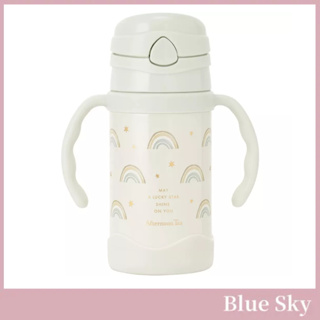 日本代購 Afternoon Tea 嬰幼兒 兒童 不鏽鋼 吸管 水壺 280ml 保溫瓶 彩虹 獨角獸 HA85