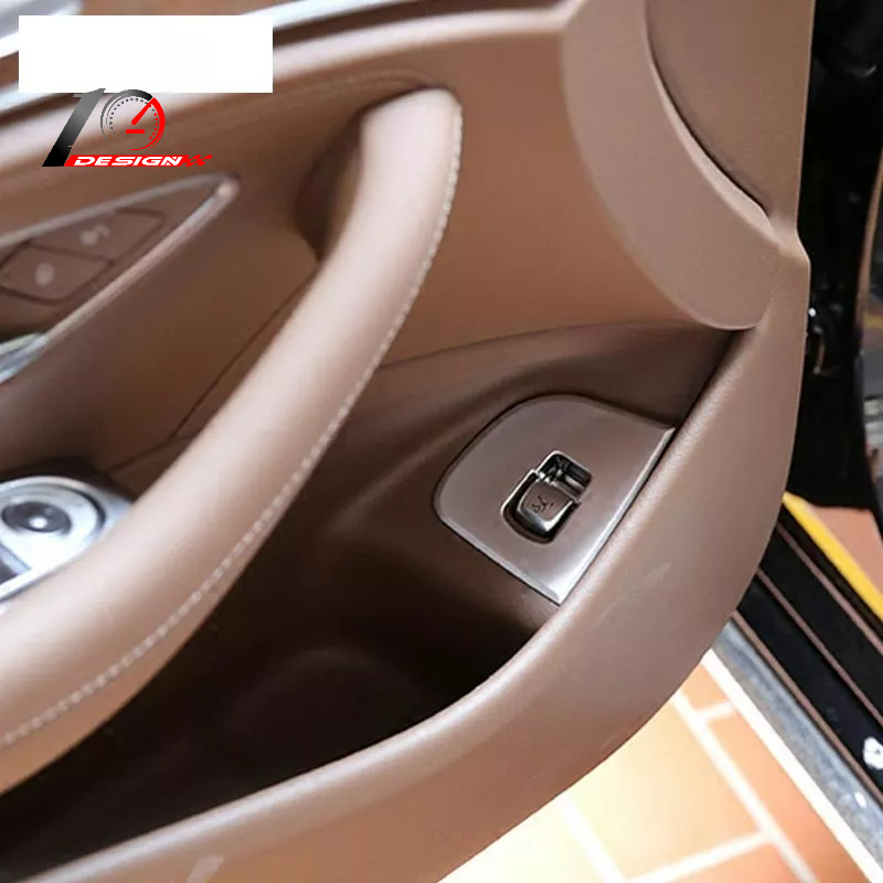 適用於賓士 Benz e級W213 E200l E300 2016 2017 配件的汽車內飾門開關蓋飾件套裝