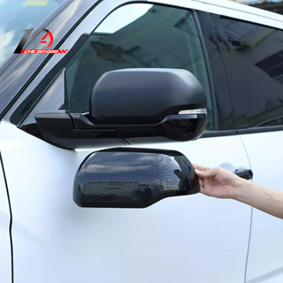 Toyota 豐田 Tundra 皮卡 2022-2023 ABS碳纖紋 汽車側後視鏡蓋飾件貼 外部裝飾 2件套