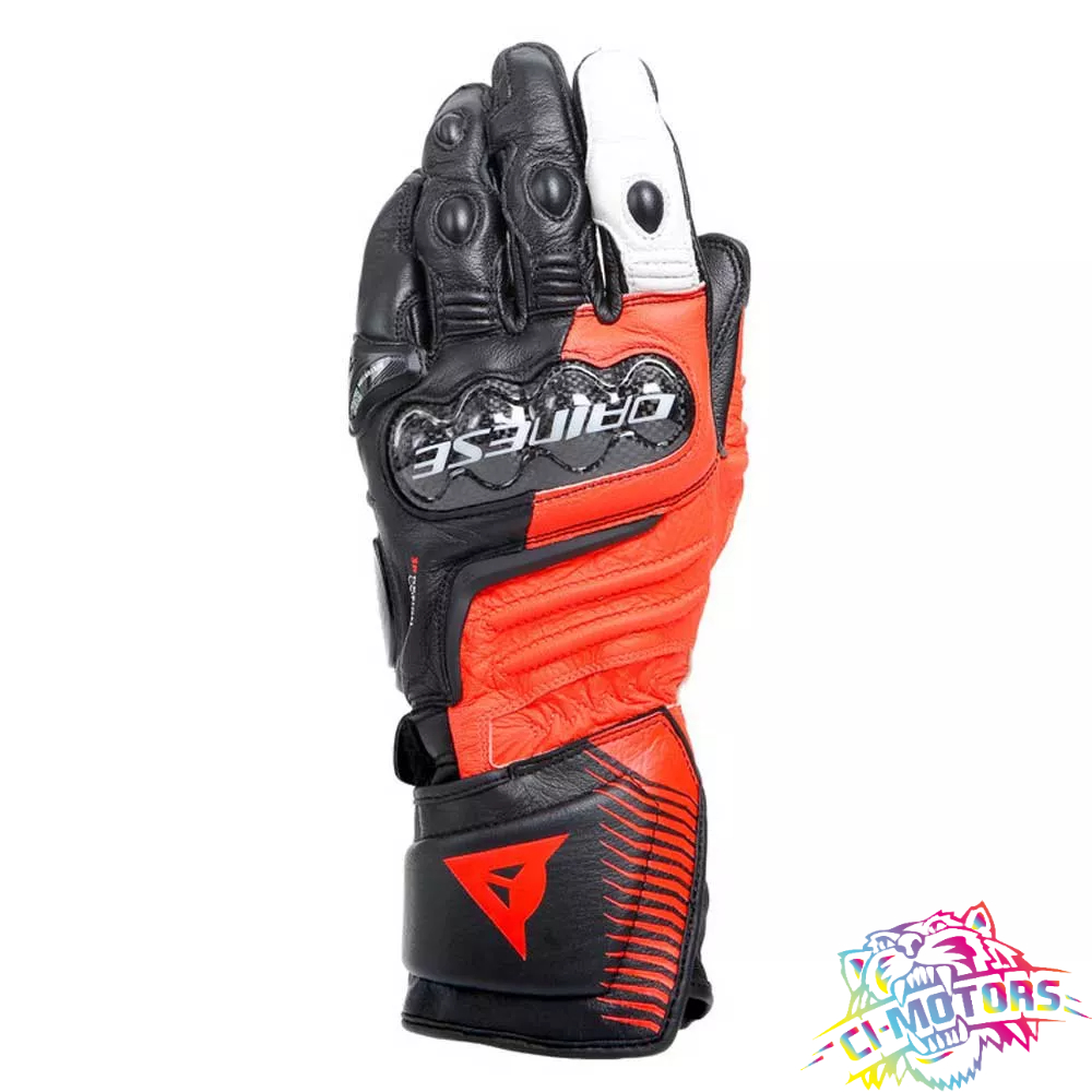 [CI-MOTORS] Dainese Carbon 4 LONG 長版 黑紅色 碳纖維護具 手套