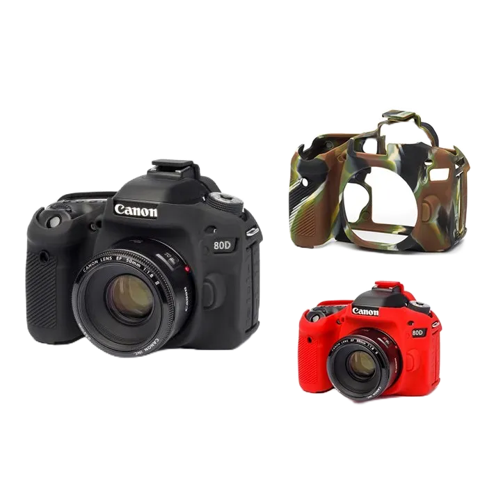 easyCover 金鐘套 Canon 80D 機身適用 果凍 矽膠 防塵 保護套 [相機專家] [公司貨]