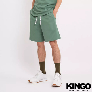 KINGO男款｜純棉高磅系列 酪梨綠棉短褲<M-4XL>311309-58｜官方直營