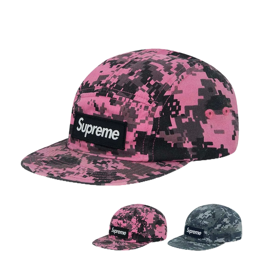 SUPREME NYCO TWILL CAMP CAP 數位迷彩 PINK DIG 五分割 五分割帽【TCC】