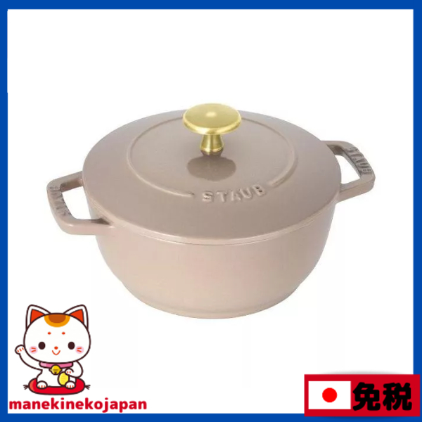 日本  Staub Wa-NABE 和式鑄鐵鍋 16/18cm IH・瓦斯兼用 【日本正規販売品】