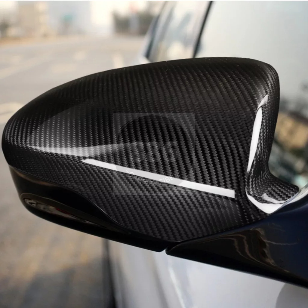 【全台可安裝】適用於11-17款BMW 寶馬F10 M5 改裝高品質碳纖維後視鏡殼 原廠款貼件保護罩 卡夢空力套件