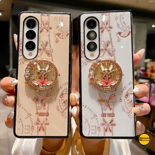 指環帶鑽 折疊手機殼 支架保護殼 適用 三星 Galaxy Fold 6 手機殼 Fold 5 4 全包防摔殼 保護殼