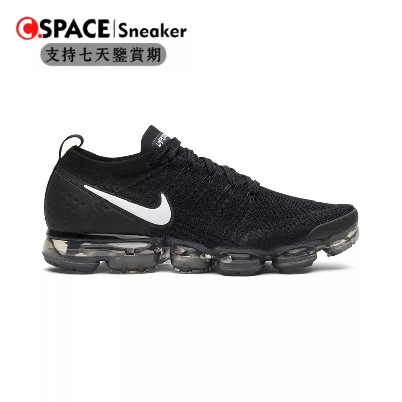 Nike Air VaporMax Flyknit 2 黑白 氣墊鞋 運動休閒鞋 慢跑鞋 男女鞋款 942842 001