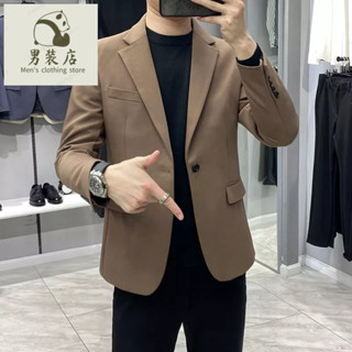 🚚免運熱銷 男士西裝 西裝外套 休閒外套 外套 夾克 商務休閒外套 休閑西裝2023春秋季新款男士韓版修身小西服上衣青