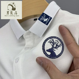 超大尺碼POLO衫 Polo衫短袖 男生上衣 排汗衣 短袖上衣 透氣 吸汗 新款夏季正品男士短袖T恤中青年刺繡翻領大碼p
