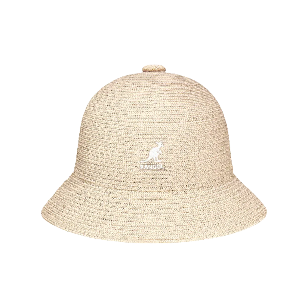 KANGOL 鐘型草帽 BRAID CASUAL 米白色 鐘型帽 草帽 編織鐘型帽 特殊款