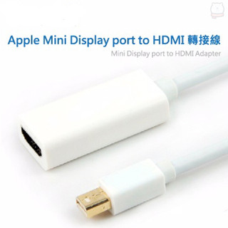 [現貨] Apple Mini Display Port to HDMI轉接線 Mini DP to HDMI