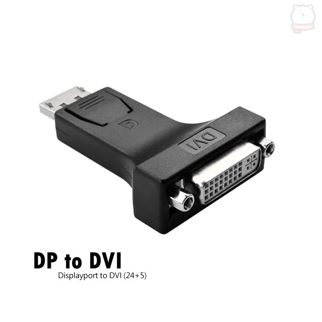 [現貨] DisplayPort(公)轉DVI(母)迷你轉接器DP to DVI(24+5) dp 轉接 dp dvi